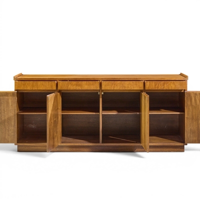  John Widdicomb Co Widdicomb Furniture Co John Widdicomb Mid Century Walnut Clover Credenza