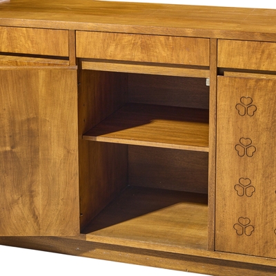  John Widdicomb Co Widdicomb Furniture Co John Widdicomb Mid Century Walnut Clover Credenza