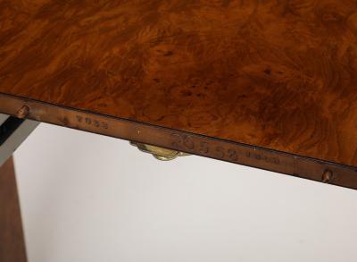  John Widdicomb Co Widdicomb Furniture Co John Widdicomb Modernist Burl Wood Extension Table Circa 1970s
