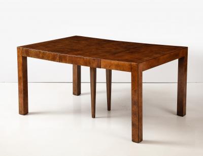  John Widdicomb Co Widdicomb Furniture Co John Widdicomb Modernist Burl Wood Extension Table Circa 1970s