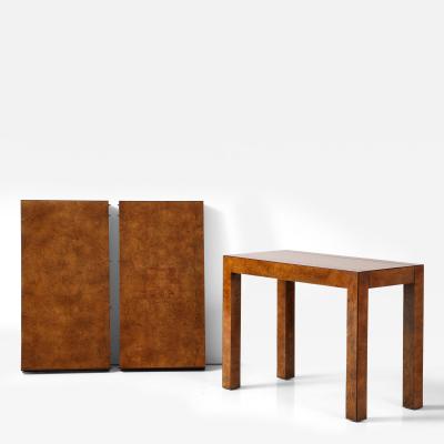  John Widdicomb Co Widdicomb Furniture Co John Widdicomb Modernist Burl Wood Extension Table Circa 1970s