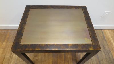  John Widdicomb Co Widdicomb Furniture Co John Widdicomb Patinated Brass Inlay Side Table
