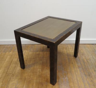 John Widdicomb Co Widdicomb Furniture Co John Widdicomb Patinated Brass Inlay Side Table