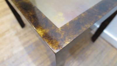  John Widdicomb Co Widdicomb Furniture Co John Widdicomb Patinated Brass Inlay Side Table