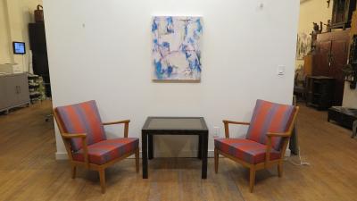  John Widdicomb Co Widdicomb Furniture Co John Widdicomb Patinated Brass Inlay Side Table