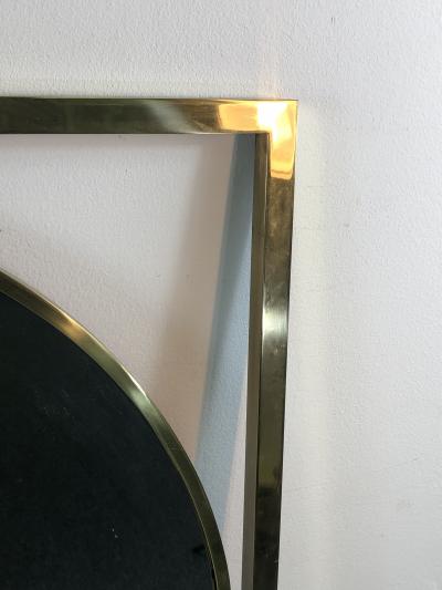  John Widdicomb Co Widdicomb Furniture Co MODERNIST BRASS FRAMED MIRROR DESIGNED BY JOHN WIDDICOMB