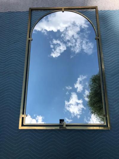  John Widdicomb Co Widdicomb Furniture Co Magnificent John Widdicomb Brass Wall Mirror Mid Century Modern