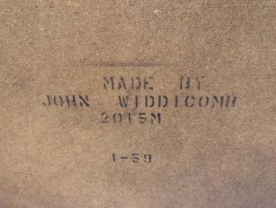  John Widdicomb Co Widdicomb Furniture Co Magnificent John Widdicomb Brass Wall Mirror Mid Century Modern