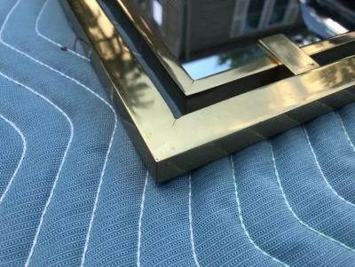  John Widdicomb Co Widdicomb Furniture Co Magnificent John Widdicomb Brass Wall Mirror Mid Century Modern