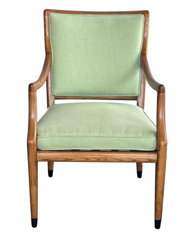  John Widdicomb Co Widdicomb Furniture Co Mid Century Robsjohn Gibbings for Widdicomb Oak Open Desk Armchair