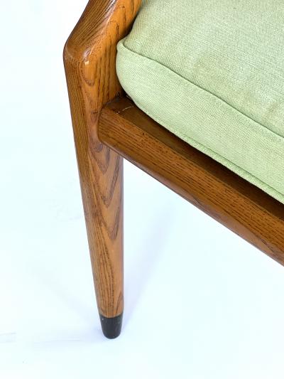  John Widdicomb Co Widdicomb Furniture Co Mid Century Robsjohn Gibbings for Widdicomb Oak Open Desk Armchair