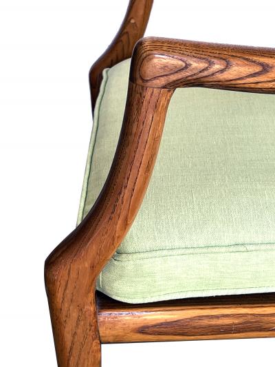  John Widdicomb Co Widdicomb Furniture Co Mid Century Robsjohn Gibbings for Widdicomb Oak Open Desk Armchair