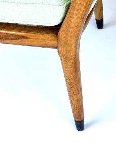  John Widdicomb Co Widdicomb Furniture Co Mid Century Robsjohn Gibbings for Widdicomb Oak Open Desk Armchair