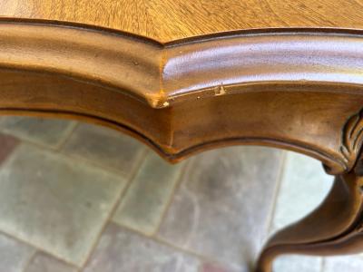  John Widdicomb Co Widdicomb Furniture Co Stunning French Provincial Cabriole Leg Dining Table Mid Century Attr Widdicomb