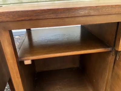  John Widdicomb Co Widdicomb Furniture Co Stylish Pair John Widdicomb Walnut Night Stands Mid Century Modern