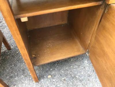  John Widdicomb Co Widdicomb Furniture Co Stylish Pair John Widdicomb Walnut Night Stands Mid Century Modern