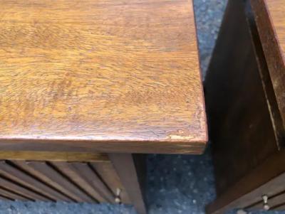  John Widdicomb Co Widdicomb Furniture Co Stylish Pair John Widdicomb Walnut Night Stands Mid Century Modern