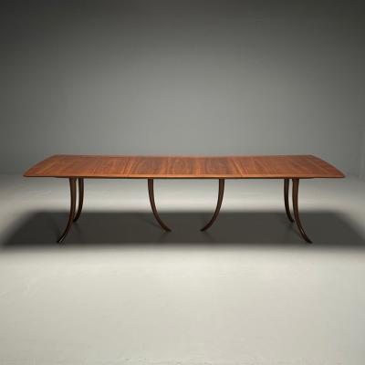  John Widdicomb Co Widdicomb Furniture Co T H Robsjohn Gibbings Mid Century Modern Saber Leg Dining Table Walnut 1956