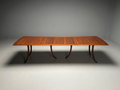  John Widdicomb Co Widdicomb Furniture Co T H Robsjohn Gibbings Mid Century Modern Saber Leg Dining Table Walnut 1956
