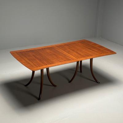  John Widdicomb Co Widdicomb Furniture Co T H Robsjohn Gibbings Mid Century Modern Saber Leg Dining Table Walnut 1956