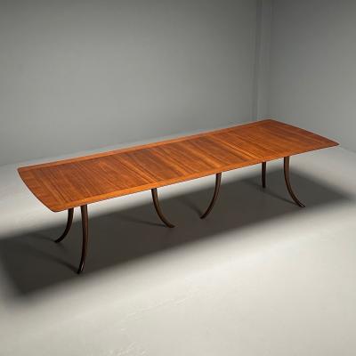 John Widdicomb Co Widdicomb Furniture Co T H Robsjohn Gibbings Mid Century Modern Saber Leg Dining Table Walnut 1956