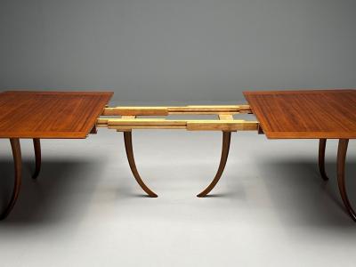  John Widdicomb Co Widdicomb Furniture Co T H Robsjohn Gibbings Mid Century Modern Saber Leg Dining Table Walnut 1956