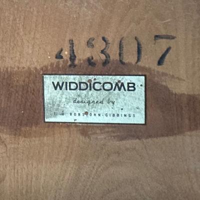  John Widdicomb Co Widdicomb Furniture Co T H Robsjohn Gibbings Mid Century Modern Saber Leg Dining Table Walnut 1956