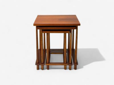  John Widdicomb Co Widdicomb Furniture Co T H Robsjohn Gibbings Widdicomb Mid Century Modern Nesting Tables USA 1950s