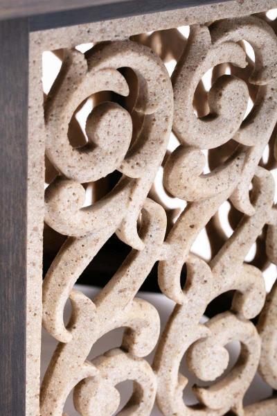  John Widdicomb Co Widdicomb Furniture Co Widdicomb End Table with glomis Top and Resin Sides circa 1960