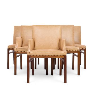  John Widdicomb Co Widdicomb Furniture Co Widdicomb Mid Century Walnut Dining Chairs Set of 6