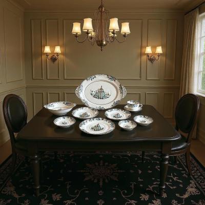 Johnson Bros Les Fontaines China Dinnerware Set from Paris Exposition des Arts D coratifs