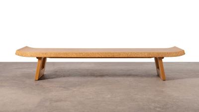  Johnson Furniture Coffee Table Bench by Paul Frankl for Johnson Furniture Company