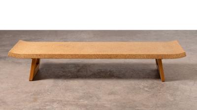  Johnson Furniture Coffee Table Bench by Paul Frankl for Johnson Furniture Company