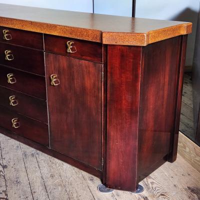  Johnson Furniture Company Paul Frankel 72 Cork Top Sideboard by Johnson Furniture Co 1950s
