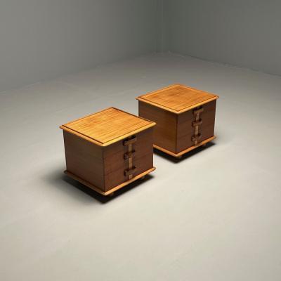  Johnson Furniture Mid Century Modern Paul Frankl John Stuart Nightstands Side End Tables 1950