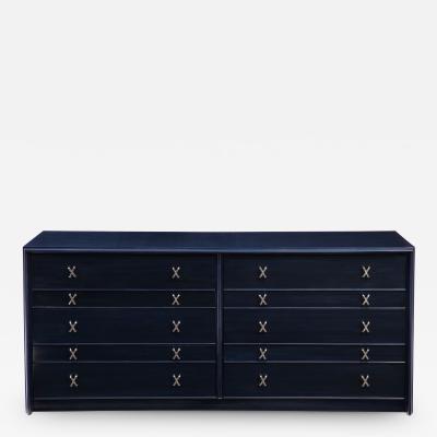  Johnson Furniture Paul Frankl Midnight Stained Dresser