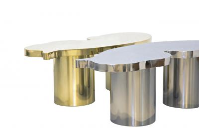  Johntomjoe Limited Edition Butterfly Farfalle Coffee Table in Two Parts by Johntomjoe