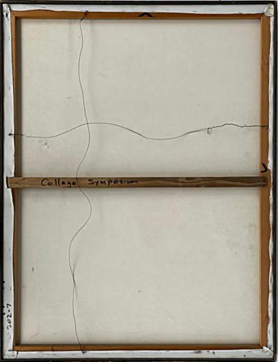  Jonas Gerard Vintage Jonas Gerard Abstract Painting Collage Symposium 