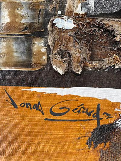  Jonas Gerard Vintage Jonas Gerard Abstract Painting Collage Symposium 