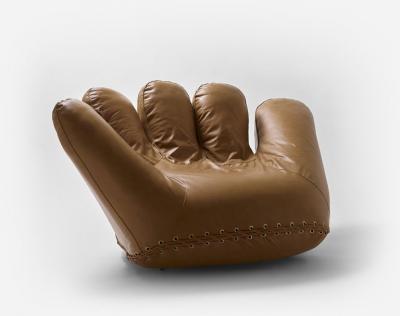  Jonathan De Pas Donato D Urbino Paolo Lomazzi Leather Joe Chair Designed by De Pas DUrbino Lomazzi for Poltronova Italy