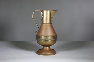  Jones Willis Jones Willis Gothic Revival brass jug from the Church of St Barnabas of Darwen
