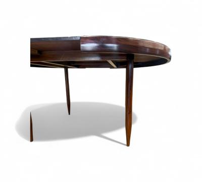  Jorge Jabour Brazilian Mid Century Modern Dining Table in Rosewood Jorge Jabour 1950s