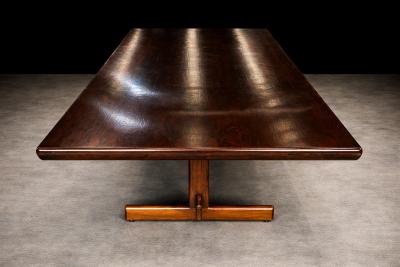  Jorge Jabour Brazilian Modern Dining Table in Rosewood by Jorge Jabour 1960s Lot 636A