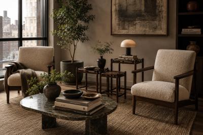  Jorge Jabour Brazilian Modern Nesting Tray Tables in Rosewood by Jorge Jabour