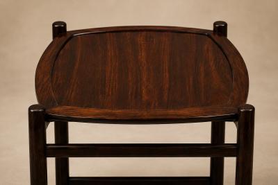  Jorge Jabour Brazilian Modern Nesting Tray Tables in Rosewood by Jorge Jabour