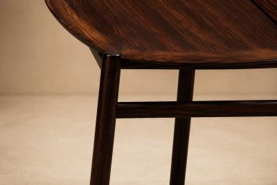  Jorge Jabour Brazilian Modern Nesting Tray Tables in Rosewood by Jorge Jabour