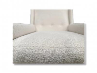  Jorge Jabour Club Chair in Hardwood Boucle Jorge Jabour 1960s Lot 233A