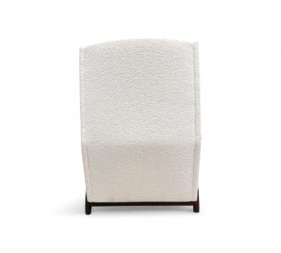 Jorge Jabour Club Chair in Rosewood Boucle Jorge Jabour 1960s Lot 233A