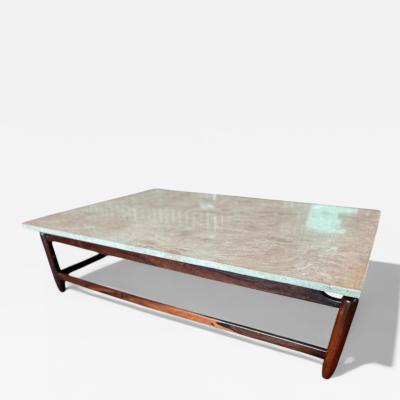  Jorge Jabour Coffee Table in Rosewood Marble Jorge Jabour 1960s Lot 645