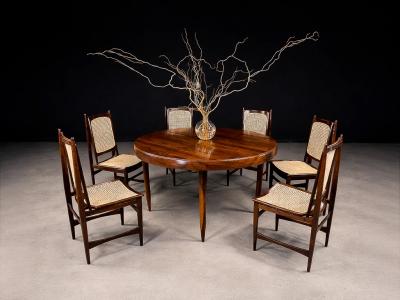  Jorge Jabour Extendable Rosewood Dining Table by Jorge Jabour Brazilian Modern Lot 688A